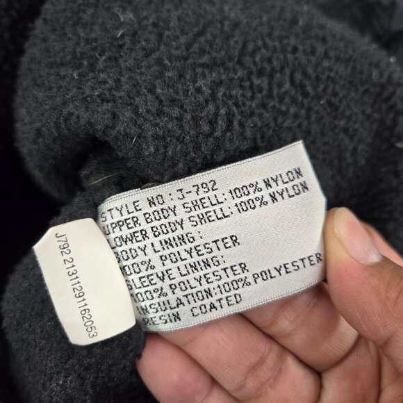 Monster x Kawasaki Boy Racing Jacket Large Black Fleece Lined Logo Full Zip Y2K - Picture 13 of 13